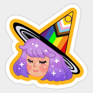 Inclusive Pride Witch Sticker